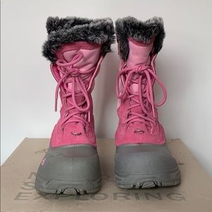 The North Face Pink Snow Boots - size 4